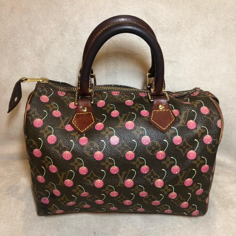 SOLD ON M! Auth Louis Vuitton Cerises Speedy 25